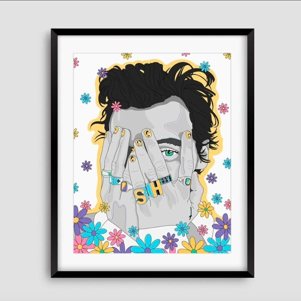 HARRY STYLES ART PRINT